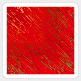 Marbled Red Sticker